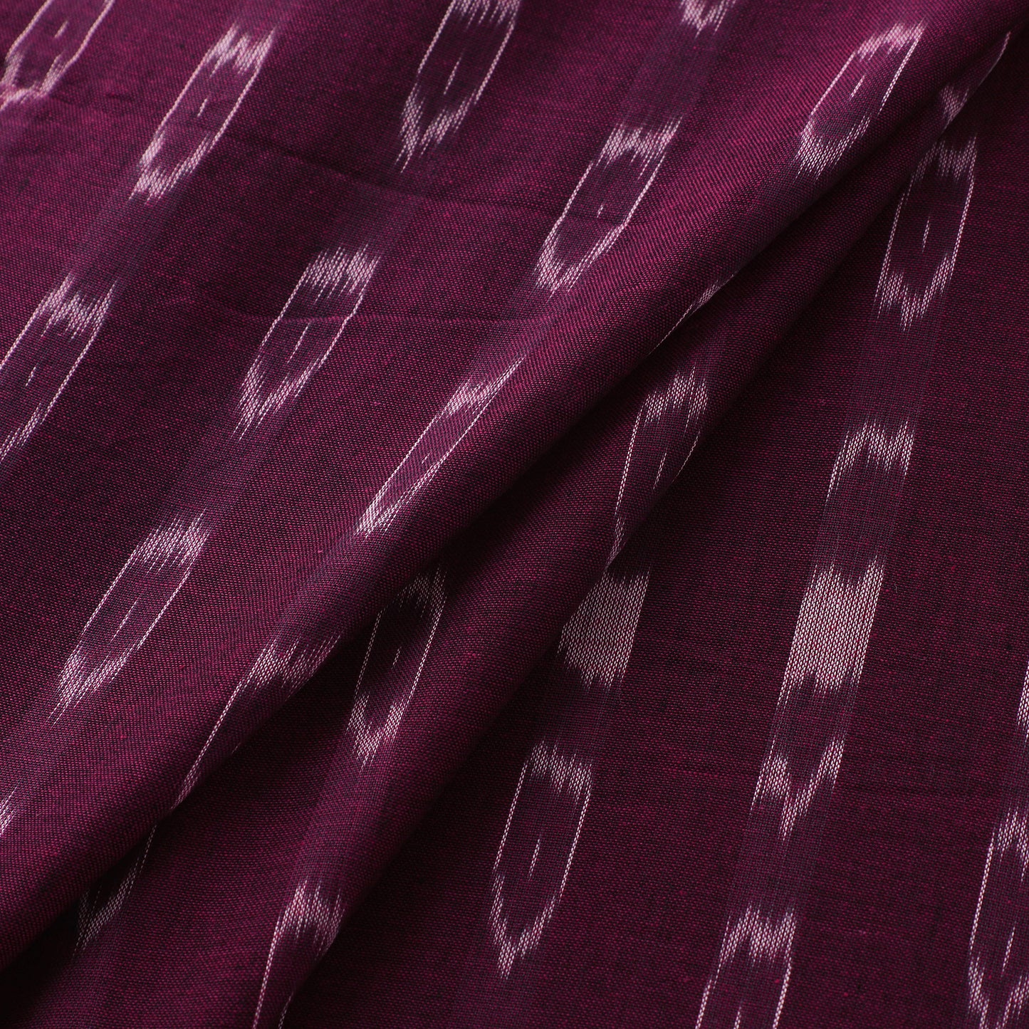 Purple - Sambalpuri Ikat Handloom Cotton Fabric 08