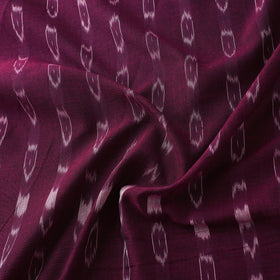 Purple - Sambalpuri Ikat Handloom Cotton Fabric 08