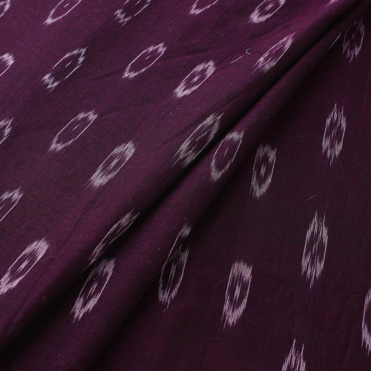 Purple - Sambalpuri Ikat Handloom Cotton Fabric 09