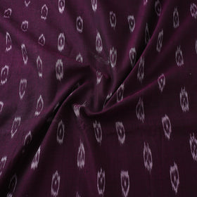 Purple - Sambalpuri Ikat Handloom Cotton Fabric 09