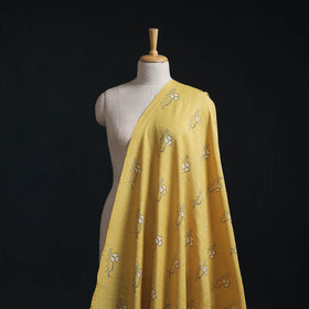 Akola Hand Block Printed Handloom Chanderi Slub Fabric 16