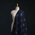 Akola Hand Block Printed Handloom Chanderi Slub Fabric 15