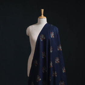 Akola Hand Block Printed Handloom Chanderi Slub Fabric 15