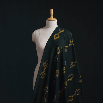 Akola Hand Block Printed Handloom Chanderi Slub Fabric 14