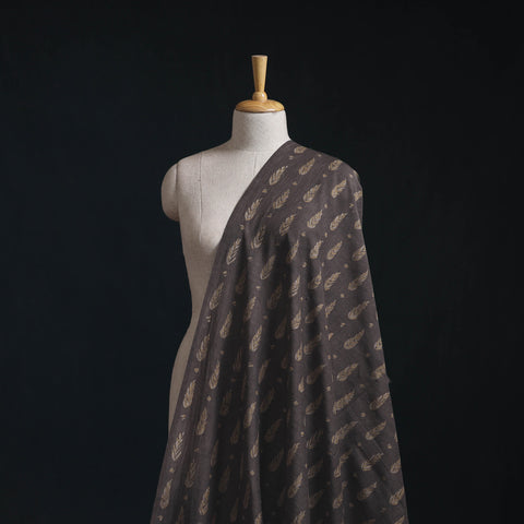 Akola Hand Block Printed Handloom Chanderi Slub Fabric 08