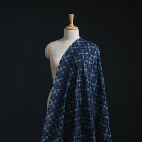 Akola Hand Block Printed Handloom Chanderi Slub Fabric 04
