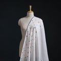 Pure Handloom Cotton Bengal Jamdani Fabric 08