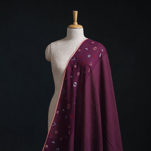 Pure Handloom Cotton Bengal Jamdani Fabric 07