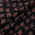Black - Hakoba Hand Block Ajrakh Print Natural Dyed Cotton Fabric 10