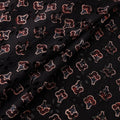 Black - Hakoba Hand Block Ajrakh Print Natural Dyed Cotton Fabric 11