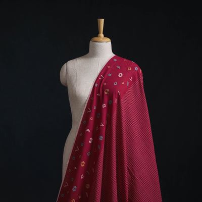 Pure Handloom Cotton Bengal Jamdani Fabric 06