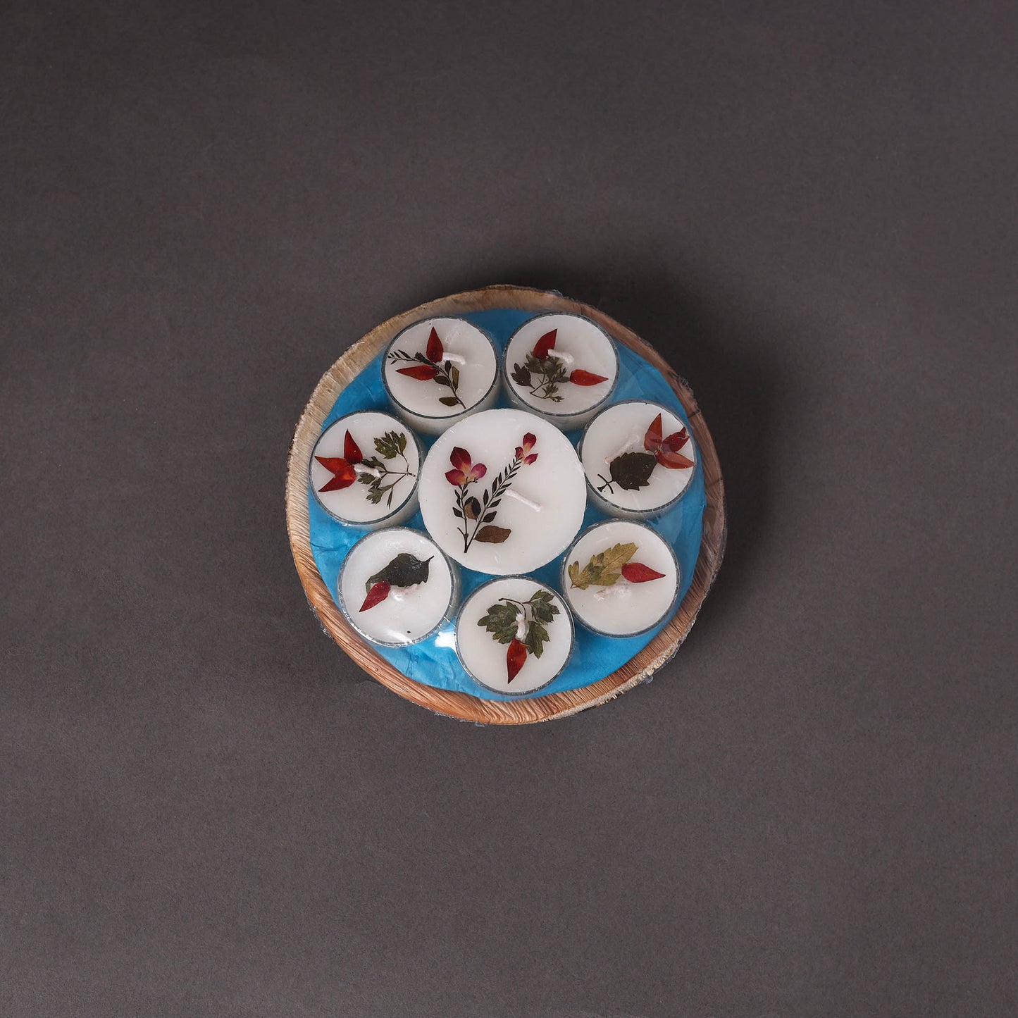 Sri aurobindo ashram - areca leaf basket gift set