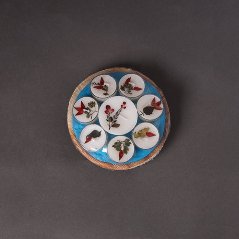 Sri aurobindo ashram - areca leaf basket gift set