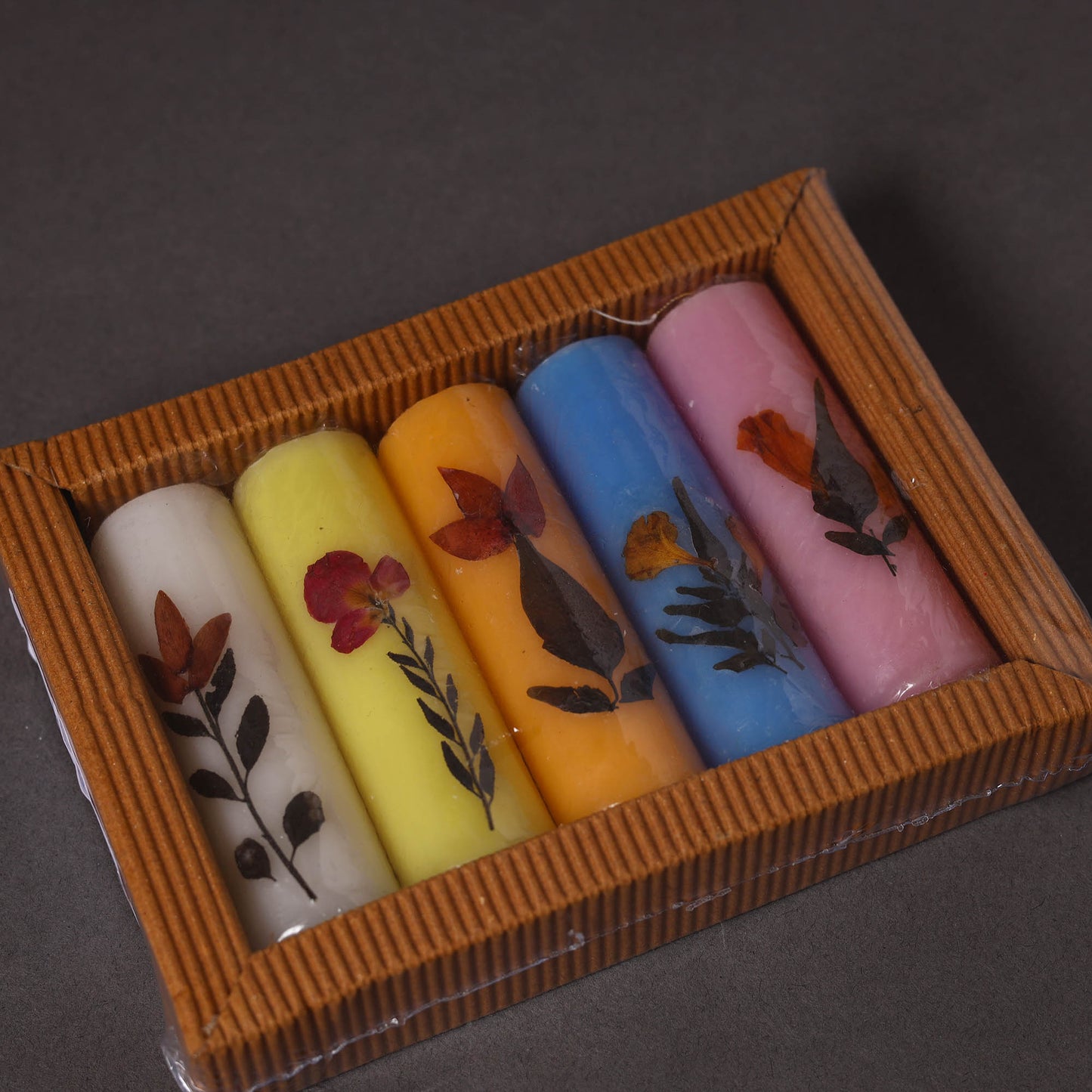 Sri aurobindo ashram - cylindrical candle gift set