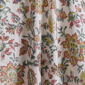 Sanganeri Hand Block Print Cotton Fabric 04