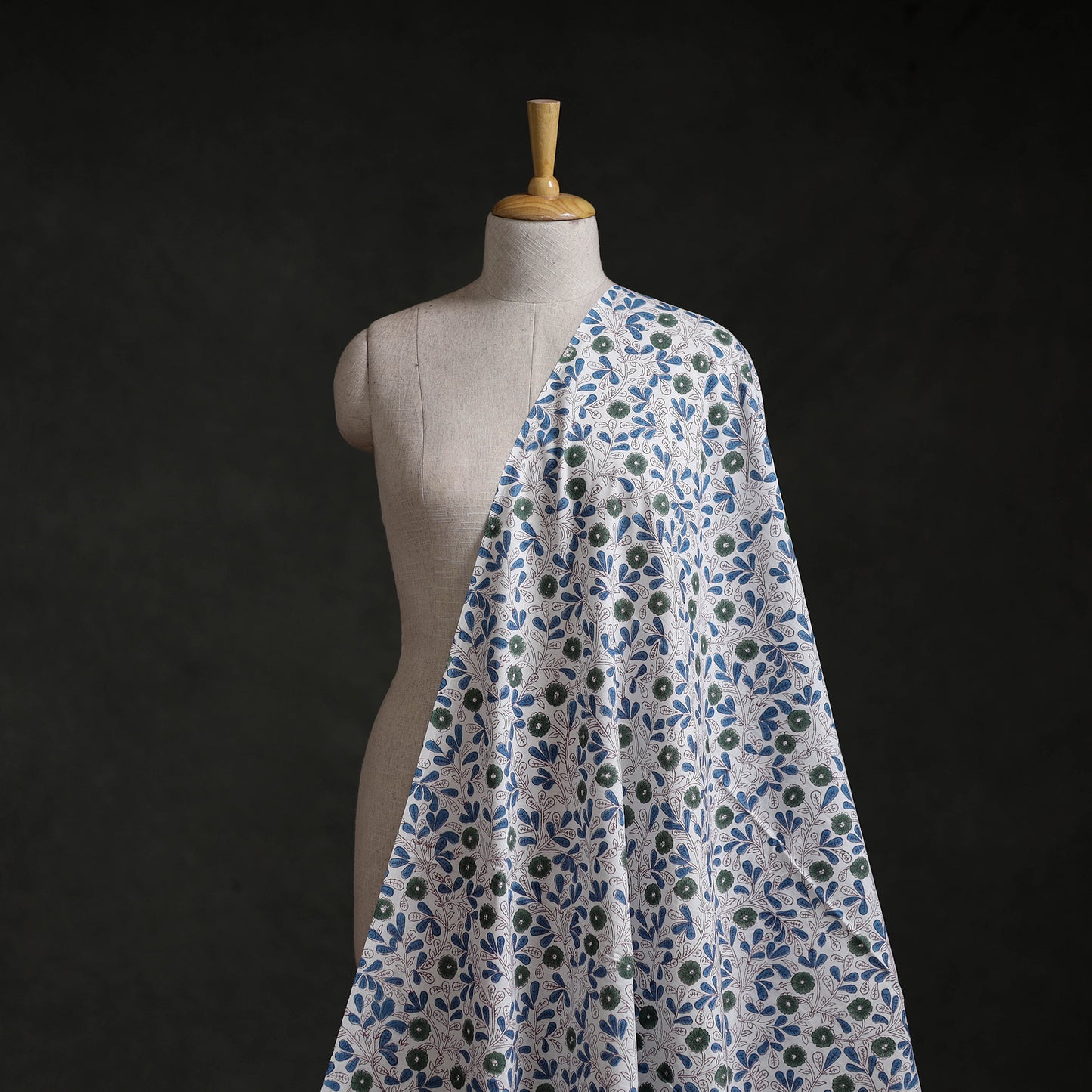 Sanganeri Hand Block Print Cotton Fabric 05