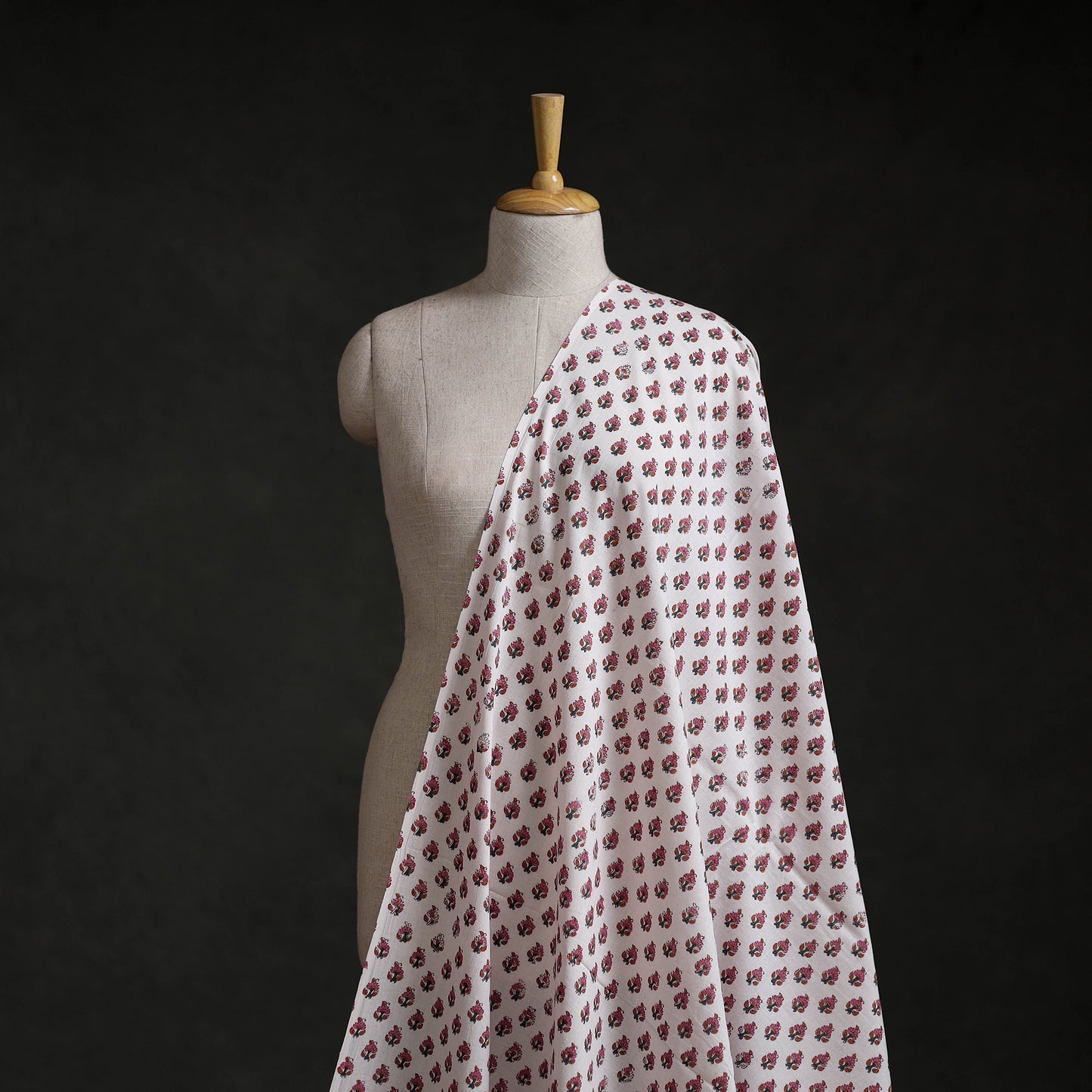 Sanganeri Hand Block Print Cotton Fabric 06