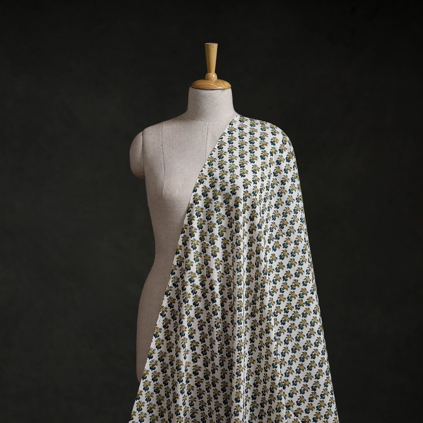 Sanganeri Hand Block Print Cotton Fabric 07