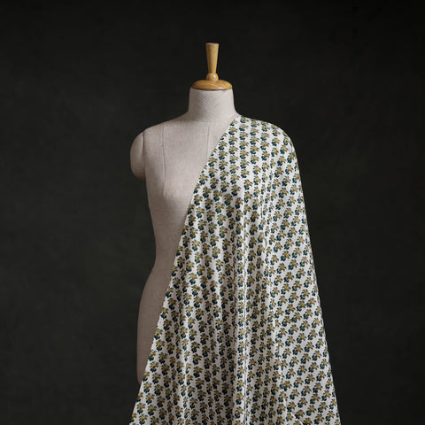 Sanganeri Hand Block Print Cotton Fabric 07