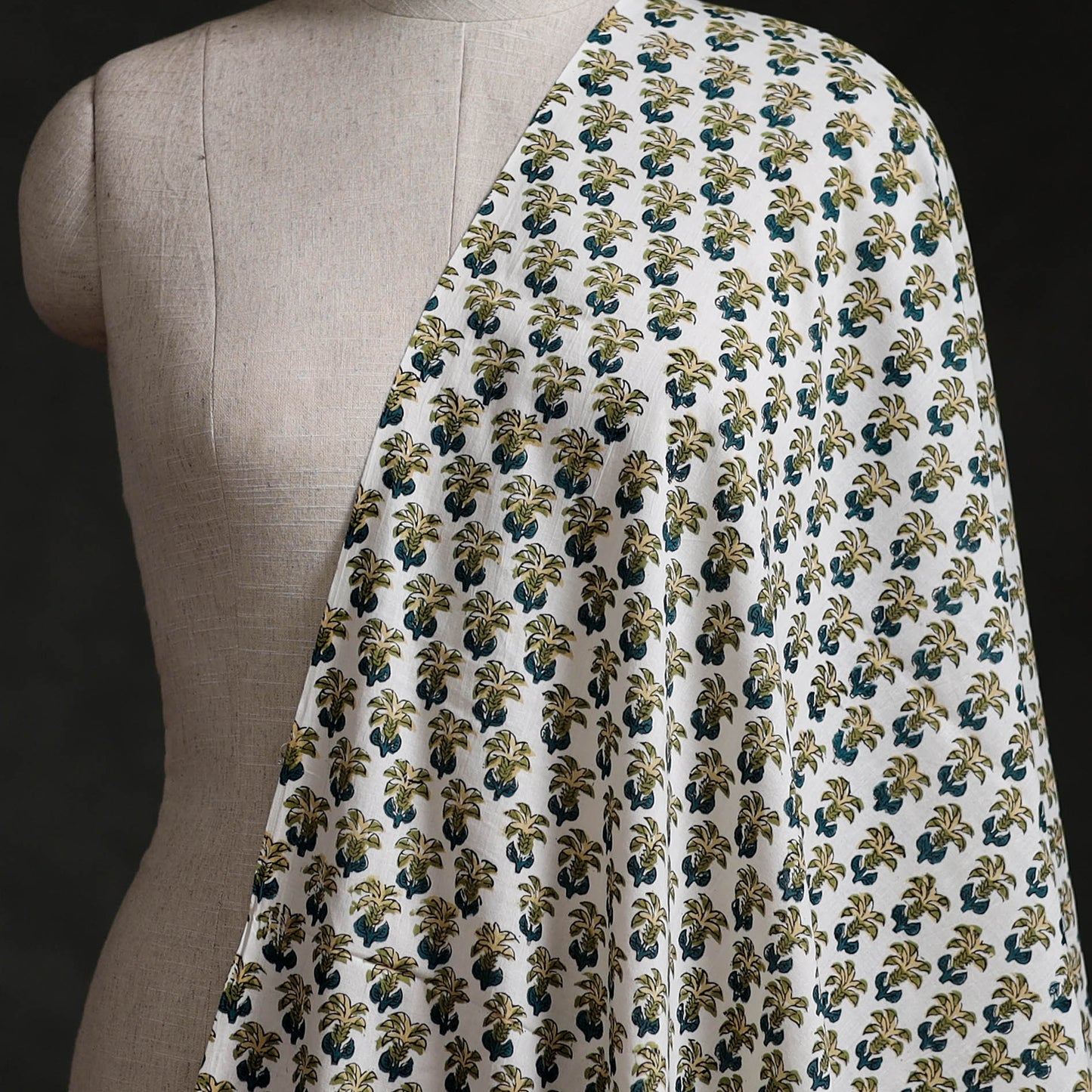 Sanganeri Hand Block Print Cotton Fabric 07