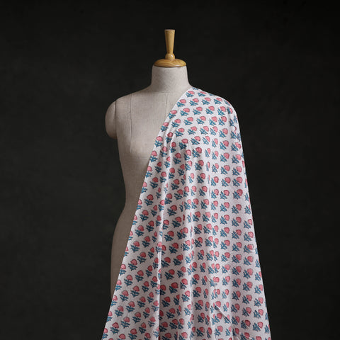 Sanganeri Hand Block Print Cotton Fabric 08