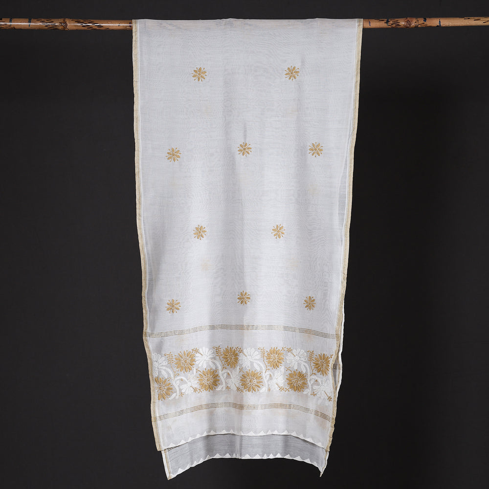 chikankari stole