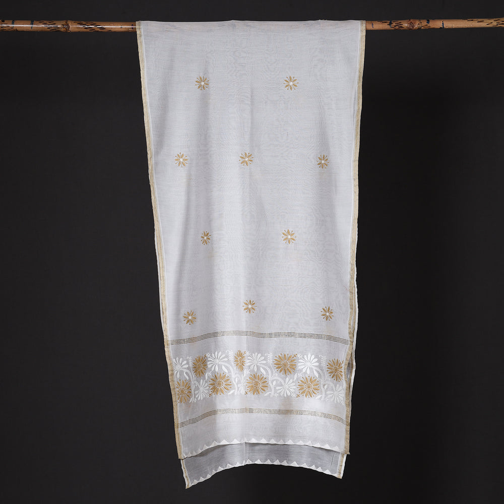 chikankari stole