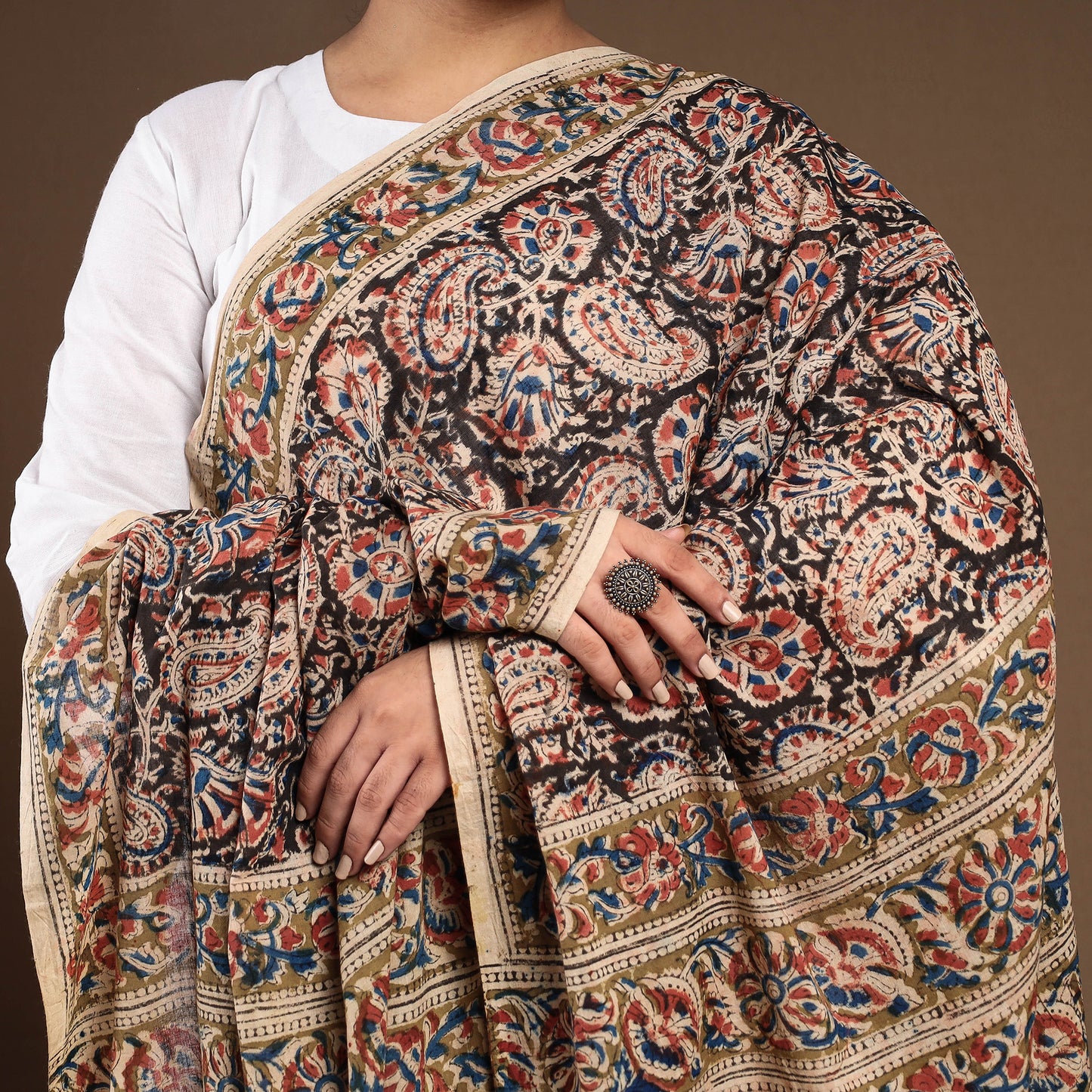 Kalamkari Dupatta 