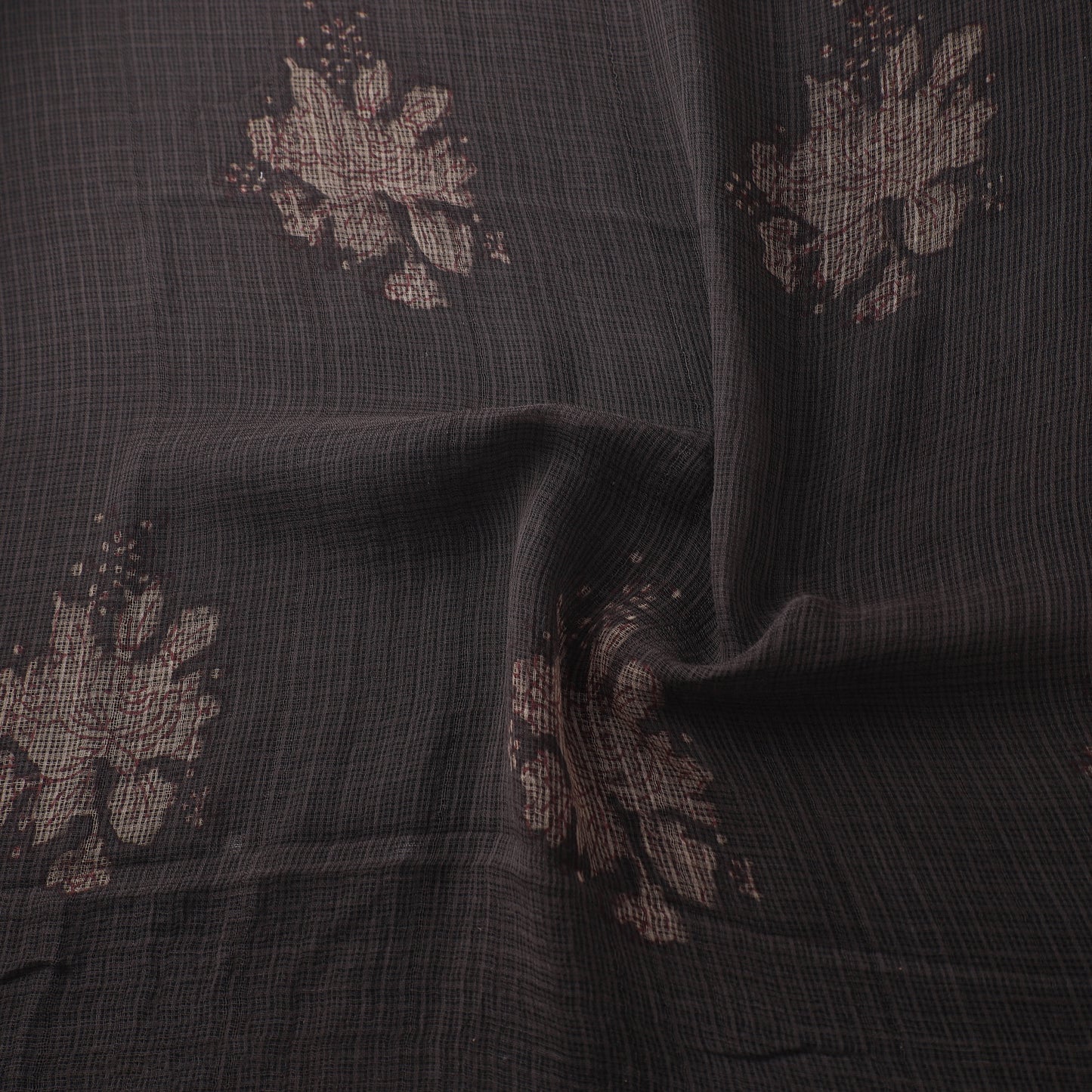 Akola Hand Block Print Kota Doria Cotton Fabric 02