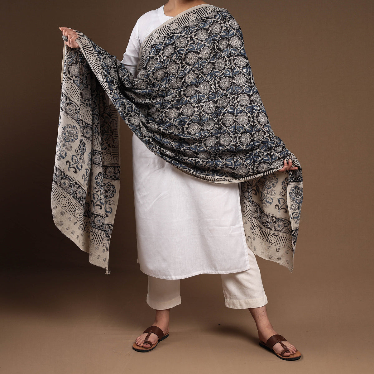 Kalamkari Dupatta 