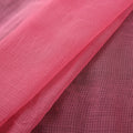 Pink - Plain Kota Doria Cotton Fabric 06