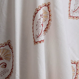 Sanganeri Hand Block Mughal Print Cotton Fabric 13