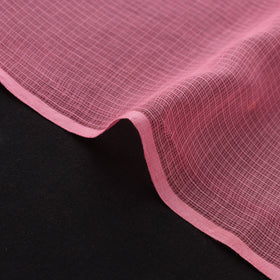 Pink - Plain Kota Doria Cotton Fabric 06