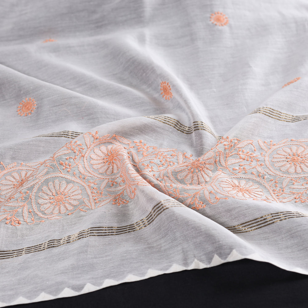 chikankari stole