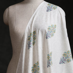 Sanganeri Hand Block Mughal Print Cotton Fabric 15