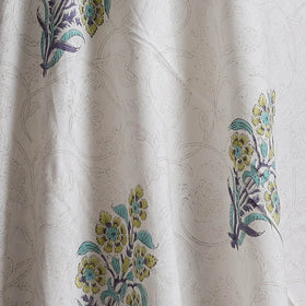 Sanganeri Hand Block Mughal Print Cotton Fabric 15