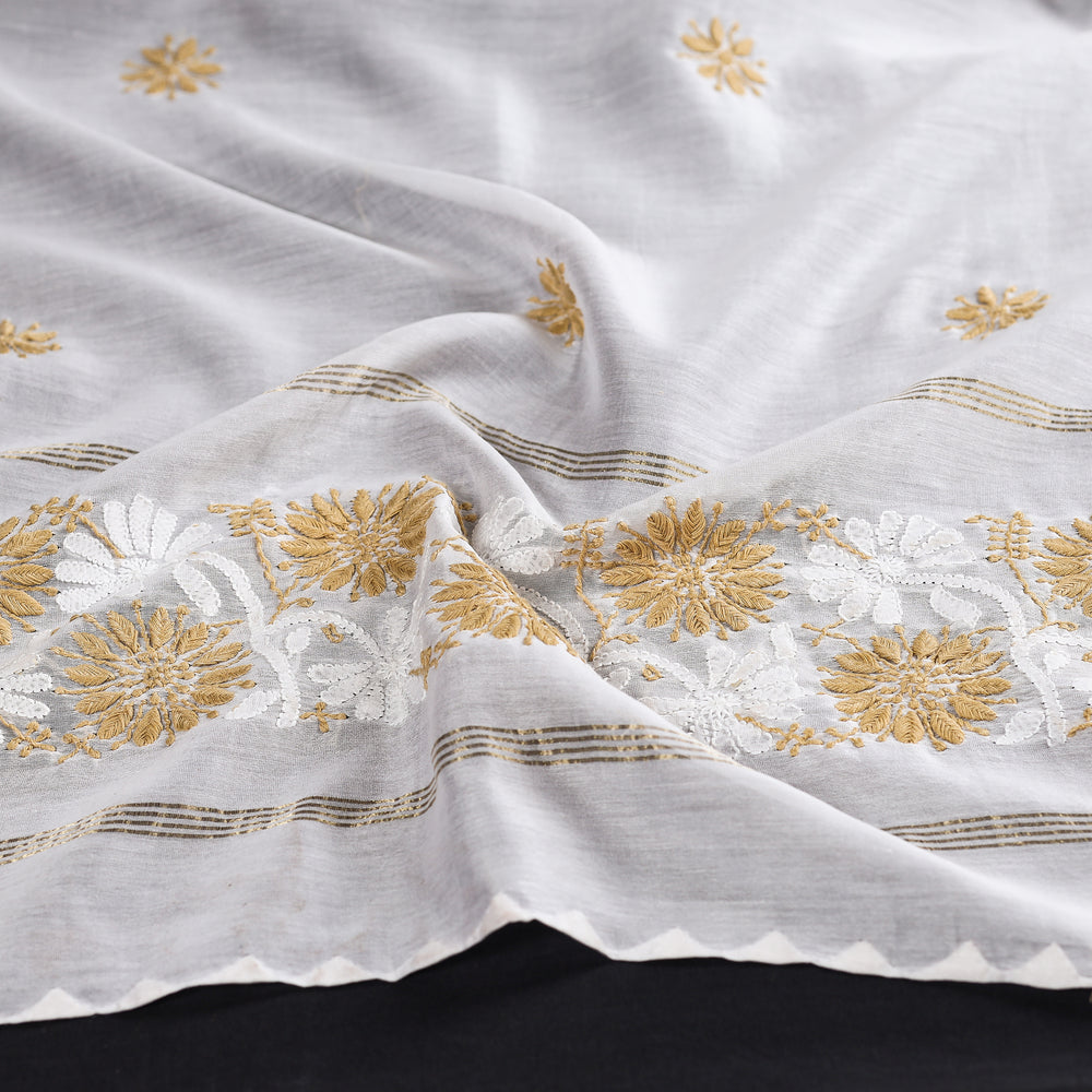 chikankari stole