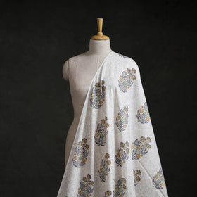Sanganeri Hand Block Mughal Print Cotton Fabric 18