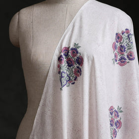Sanganeri Hand Block Mughal Print Cotton Fabric 19