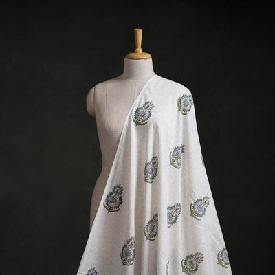 Sanganeri Hand Block Mughal Print Cotton Fabric 20