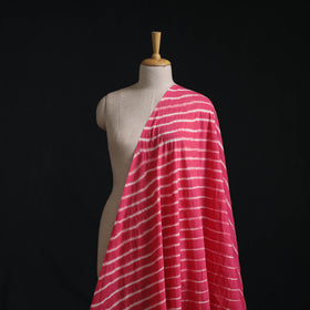 Pink - Leheriya Tie-Dye Cotton Fabric 15
