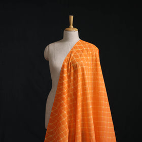 Orange - Leheriya Tie-Dye Cotton Fabric 12