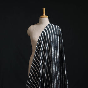 Black - Leheriya Tie-Dye Cotton Fabric 11