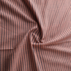 Pink - Handspun Handloom Natural Dyed Cotton Srikakulam Jamdani Fabric 09