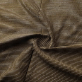 Green - Handspun Handloom Natural Dyed Cotton Srikakulam Jamdani Fabric 10