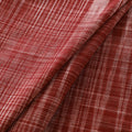 Red - Handspun Handloom Natural Dyed Cotton Srikakulam Jamdani Fabric 15