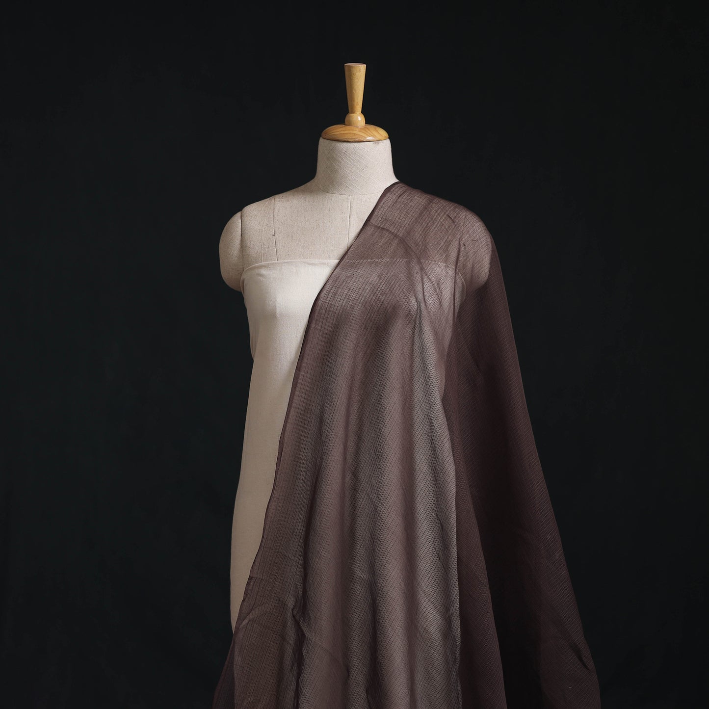 Kota Doria Cotton Plain Fabric 20