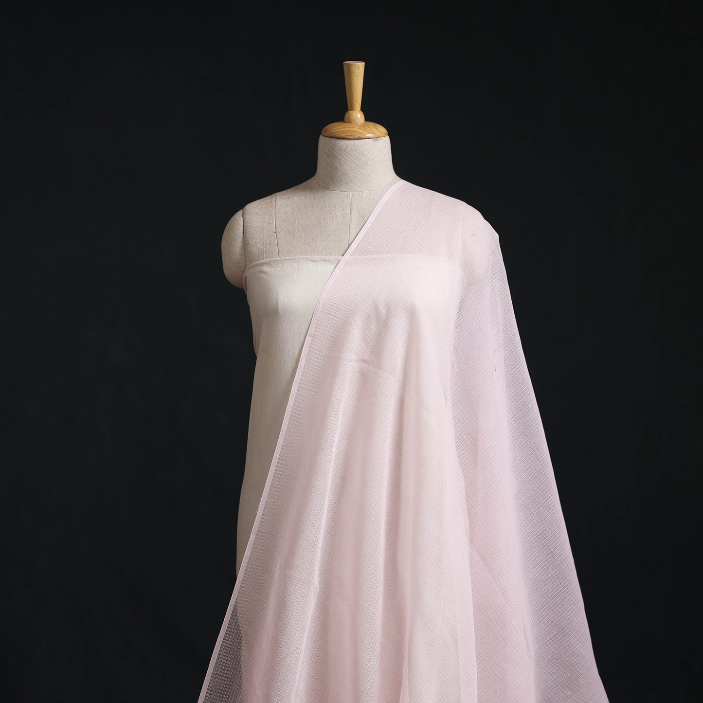 Kota Doria Cotton Plain Fabric 16