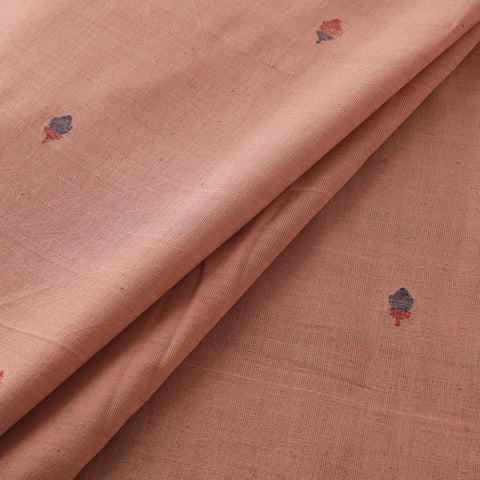 Handspun Handloom Natural Dyed Cotton Srikakulam Jamdani Fabric 20