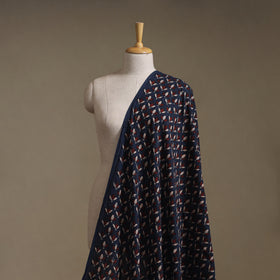 Kutch Hand Block Print Natural Dyed Cotton Ajrakh Fabric 24